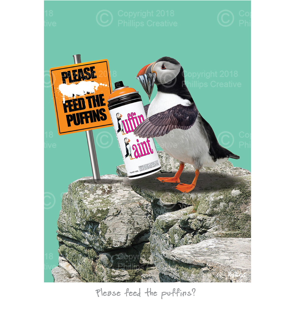 Please feed the Puffins?